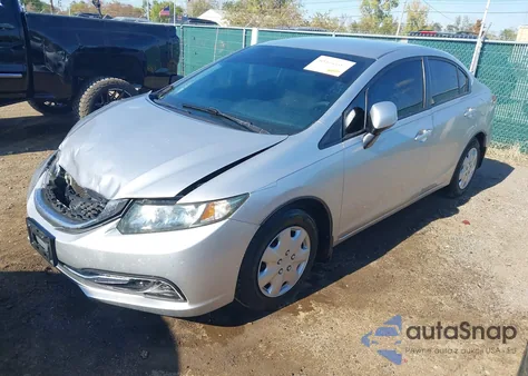 2013 Honda Civic Lx z USA, uszkodzony, nr VIN 19XFB2F58DE010937